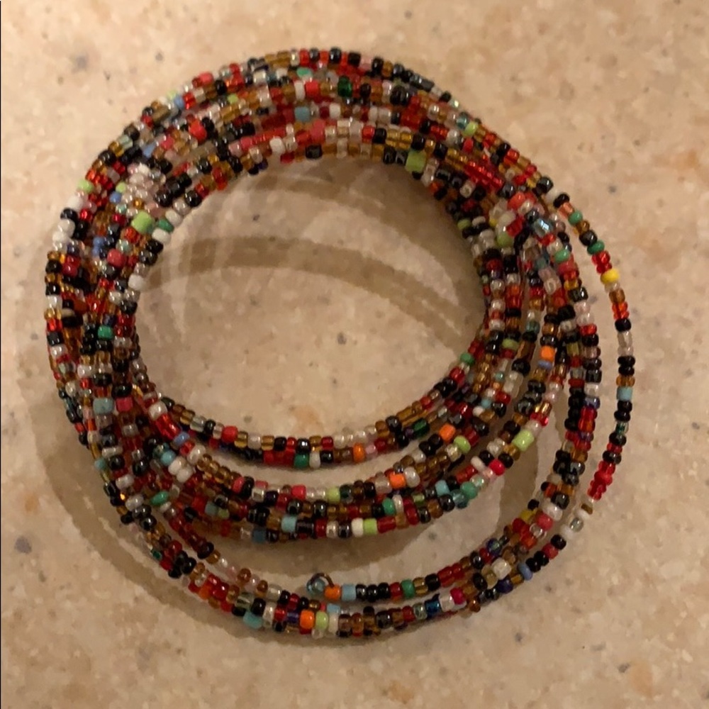 African beaded bracelet